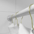 Набор колец  для шторы в ванную комнату Iddis, золото (RINMG00i15)