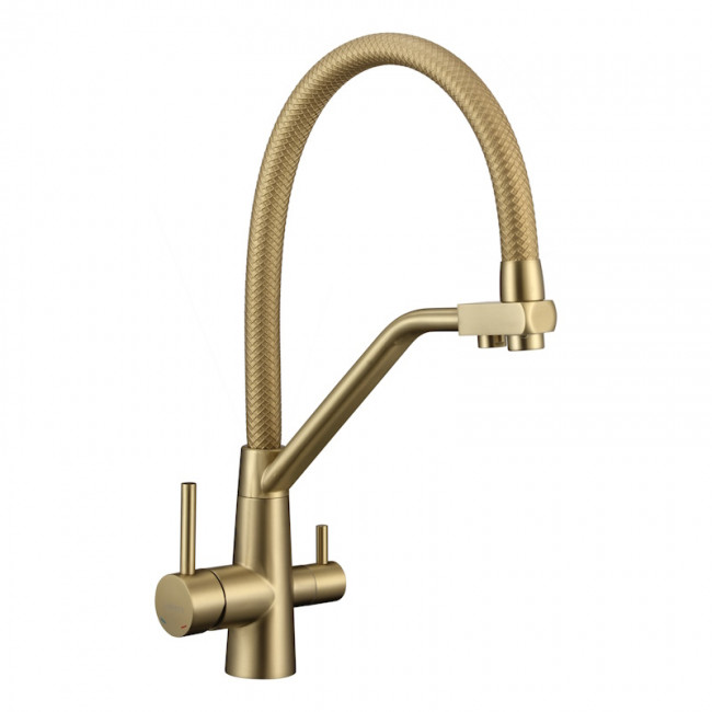 Смеситель для кухонной мойки под фильтр питьевой воды Fmark (FS0662-XC07)