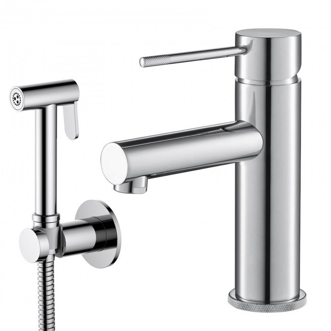 Смеситель для раковины с гигиеническим душем Timo Saona хром (2360/00G) Смеситель для раковины с гигиеническим душем Timo Saona хром (2360/00G)