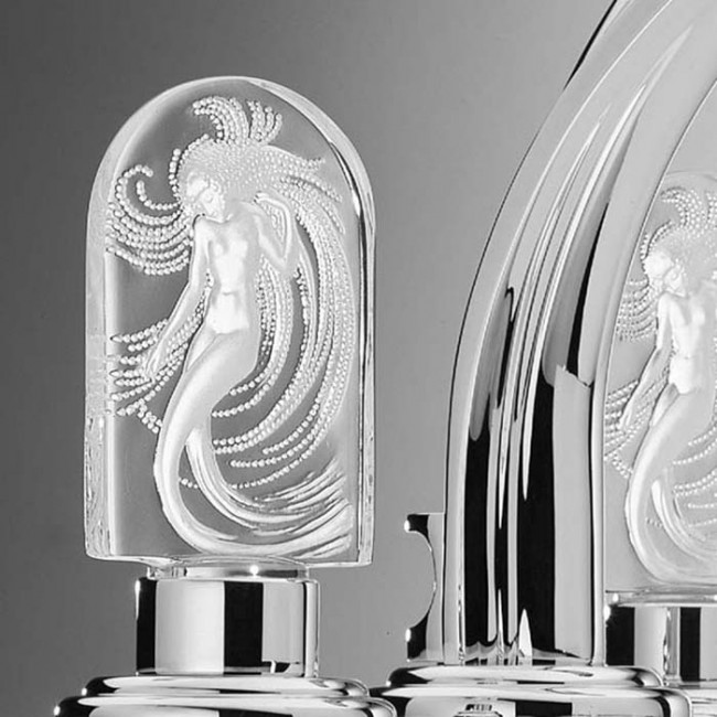 THG Naiade Смеситель для раковины, 3 отв., цвет: хром/прозрачный хрусталь