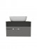 Тумба Runo Вудлайн 65 подвесная темно-серая/серая под накладной умывальник (00-00004898) Тумба Runo Вудлайн 65 подвесная темно-серая/серая под накладной умывальник (00-00004898)