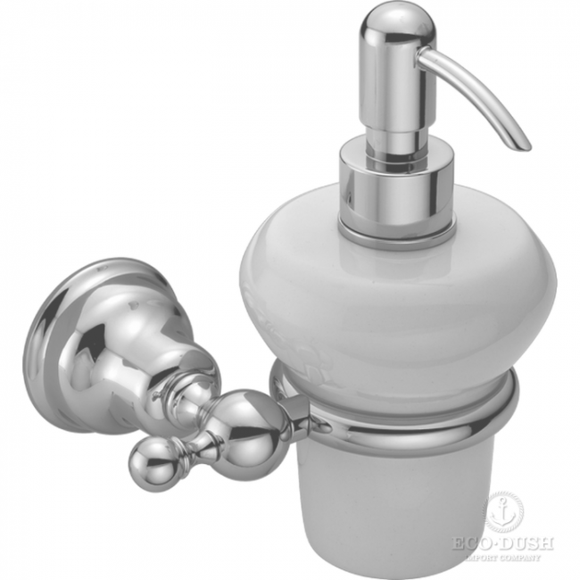 HUBER Croisette Дозатор подвесной, цвет: хром/керамика HUBER Croisette Дозатор подвесной, цвет: хром/керамика