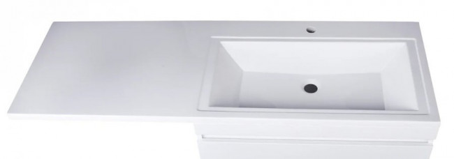 Style Line Тумба с раковиной напольная "Даллас 140", Люкс белая, PLUS, ЭМАЛЬ Style Line Тумба с раковиной напольная "Даллас 140", Люкс белая, PLUS, ЭМАЛЬ