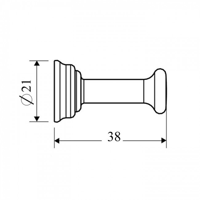 Axor Montreux ?Крючок ?одинарный, подвесной, цвет: полированное золото Axor Montreux ?Крючок ?одинарный, подвесной, цвет: полированное золото