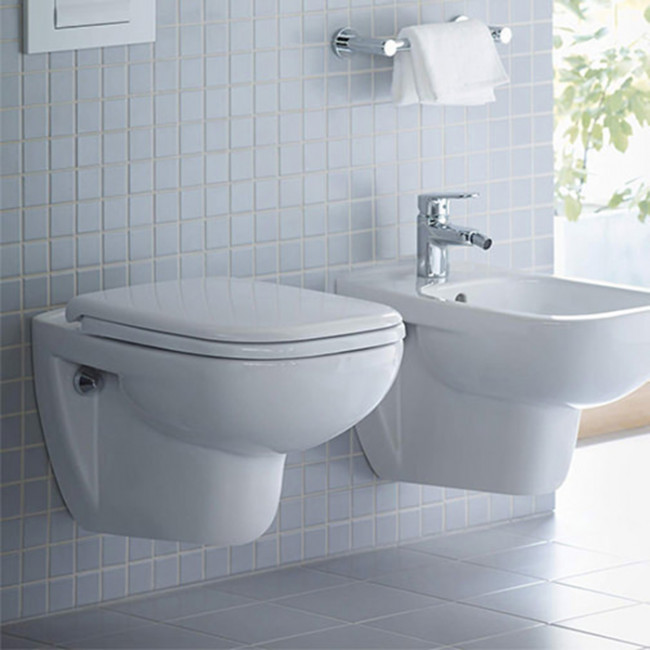 Duravit D-Code Унитаз подвесной, с вертикальным смывом объем: 4,5 л, 35.5x54.5см, Цвет: Белый