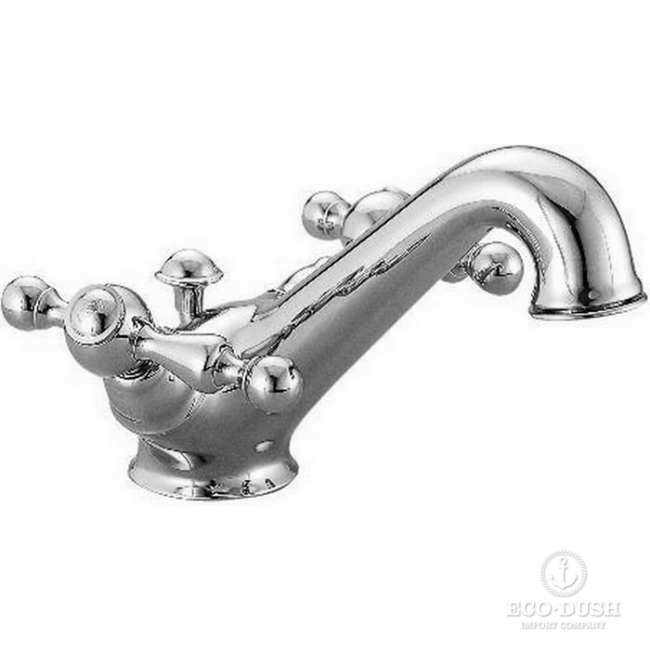 CISAL Arcana America Смеситель для раковины на 1 отверстие, с донным клапаном, цвет: хром CISAL Arcana America Смеситель для раковины на 1 отверстие, с донным клапаном, цвет: хром