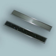 SANIT Дренажный канал с крышкой  под облицовку плиткой 850x70 мм для установки на дренажный канал