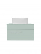 Тумба Runo Вудлайн 65 подвесная оливковая под накладной умывальник (00-00004897)