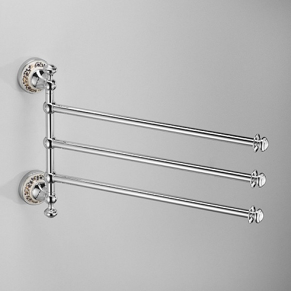 Держатель для полотенца тройной поворотный Schein Saine Chrome 7053052