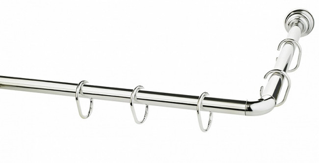 Карниз для ванной угловой 170х80 cм Grekon 1270-170CR