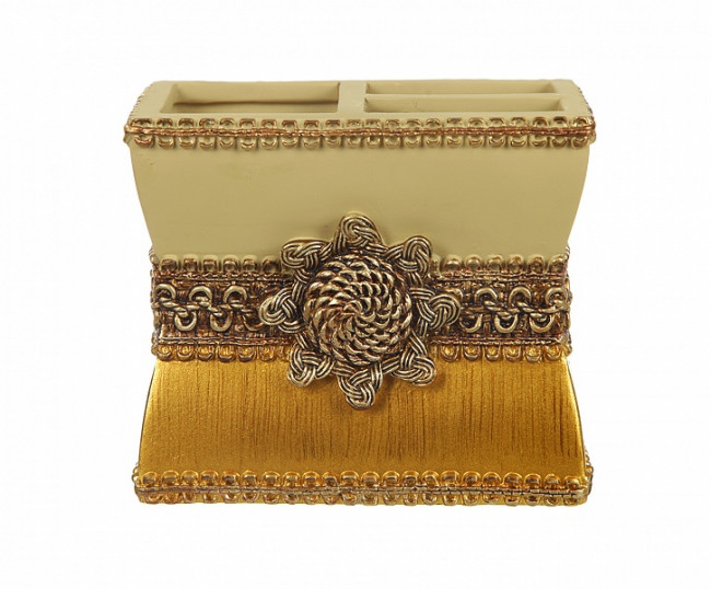 Стакан для зубных щеток Avanti Braided Medallion 11166B