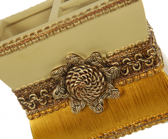 Стакан для зубных щеток Avanti Braided Medallion 11166B