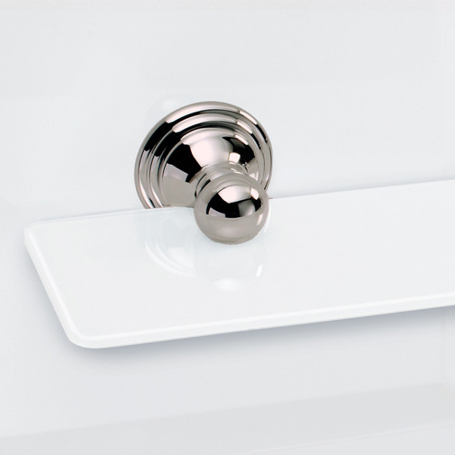 Decor Walther Classic GKH Держатель для стеклянной полки, подвесной, цвет: никель полированный