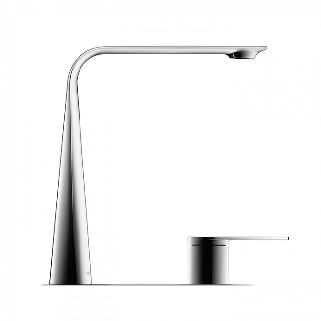 Duravit D.1 Смеситель  для раковины на 2 отв. высокий h=253мм, цвет: хром