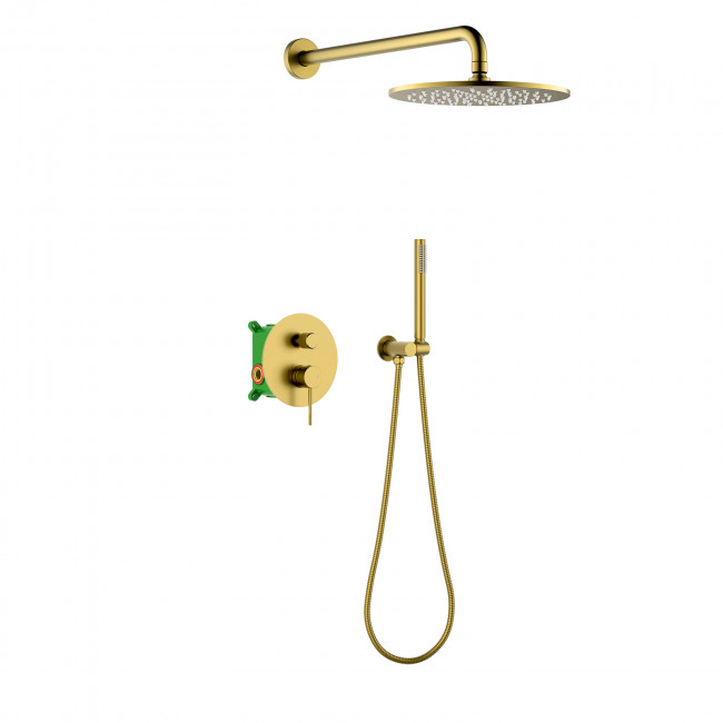 Душевая система встроенная Timo Saona золото шлифованное (SX-2369/20SM) Душевая система встроенная Timo Saona золото шлифованное (SX-2369/20SM)
