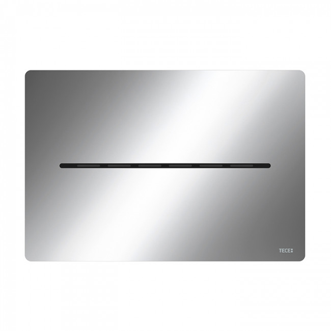 TECEsolid Металическая панель смыва для унитаза TECEsolid с бесконтактной активацией, батарея 6 В, хром глянцевый