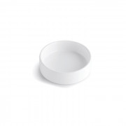 Bertocci Le Ceramiche Мыльница, настольная d12см., цвет: белая керамика