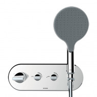 Bossini Z00521.030 Apice Смеситель для душа, встраиваемый, термостатический, 2 запорных вентиля, с ручным душем и шлангом 1500 мм.,
