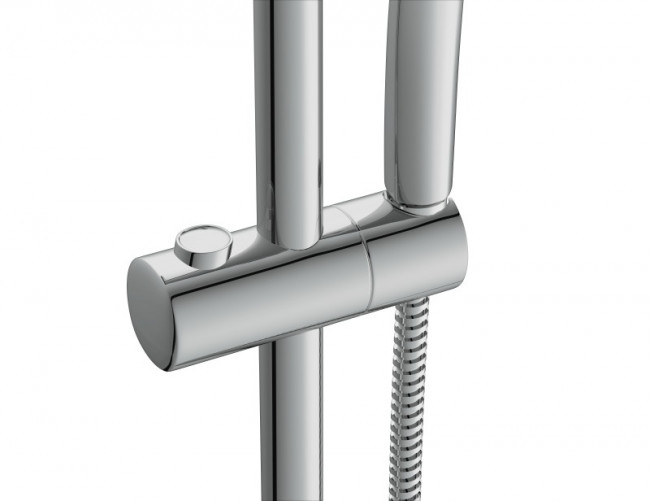 Комплект Cersanit NATURE 3 в 1 смеситель для ванны NATURE смеситель для раковины NATURE душевая стойка VIBE (64514)