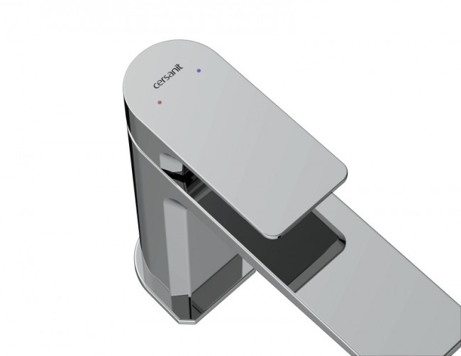 Комплект Cersanit NATURE 3 в 1 смеситель для ванны NATURE смеситель для раковины NATURE душевая стойка VIBE (64514)