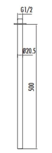 CREAVIT Выход для верхнего душа A13