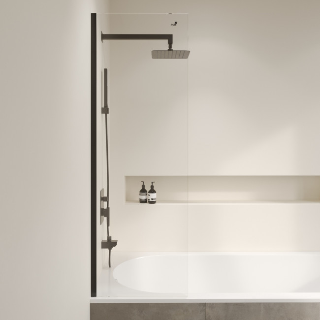 Шторка на ванну RGW SC-056B 500 мм Черный/Прозрачное Шторка на ванну RGW SC-056B 500 мм Черный/Прозрачное