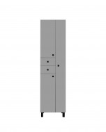 Шкаф-колонна Runo 50 правый серый (00-00004891)