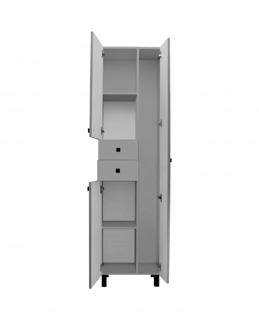 Шкаф-колонна Runo 50 правый серый (00-00004891) Шкаф-колонна Runo 50 правый серый (00-00004891)