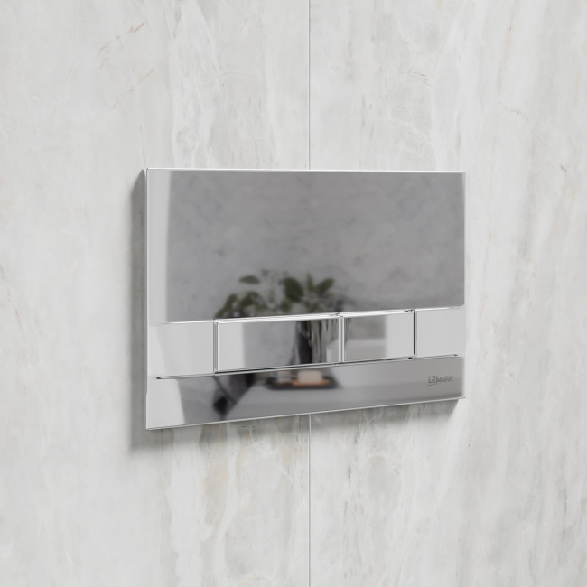 Комплект 3в1: Инсталляция Lemark PENEDA EXPERT с кнопкой смыва BIT хром глянец + унитаз подвесной Торнадо (100121431)