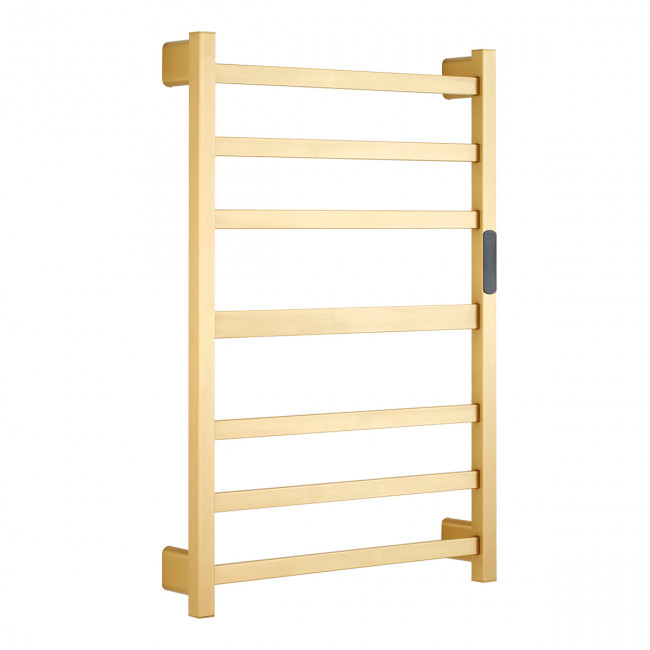 Полотенцесушитель электрический Raglo настенный сенсорный с терморегулятором, сатин золотой (R350.07.03)