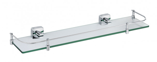 Полка FIXSEN Kvadro стеклянная с ограничителем (FX-61303B) Полка FIXSEN Kvadro стеклянная с ограничителем (FX-61303B)