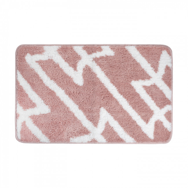 Коврик для ванной комнаты IDDIS Base, 50x80, микрофибра, розовый (BPQS01Mi12)