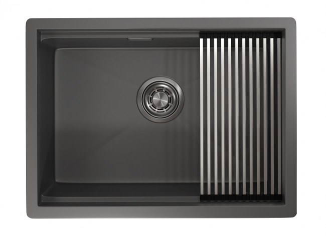 Кухонная мойка GRANULA (6045U, ГРАФИТ МАТОВЫЙ) Кухонная мойка GRANULA (6045U, ГРАФИТ МАТОВЫЙ)