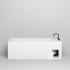 Salini Ornella Встраиваемая ванна 180х80х60cм, овальная чаша, S-Sense, цвет: белый матовый