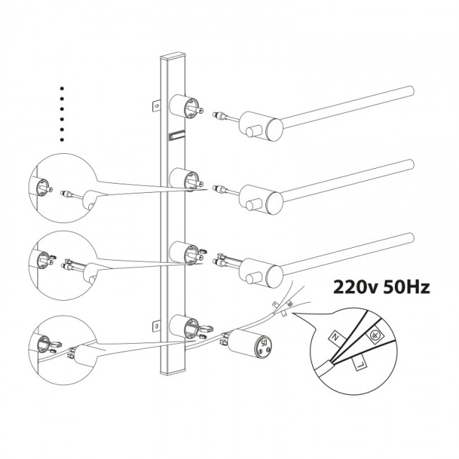 Полотенцесушитель электрический, встроенный Timo Saona хром (030/00SM) Полотенцесушитель электрический, встроенный Timo Saona хром (030/00SM)
