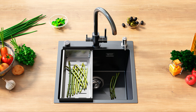 Мойка ULGRAN STEEL 500 Х 500, цвет «черная брашированная сталь» (US 500х500-002) Мойка ULGRAN STEEL 500 Х 500, цвет «черная брашированная сталь» (US 500х500-002)