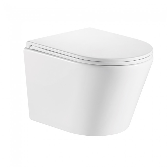 Унитаз OLIVE'S подвесной, белый, сиденье дюропласт TORRES (TR30116DP) Унитаз OLIVE'S подвесной, белый, сиденье дюропласт TORRES (TR30116DP)