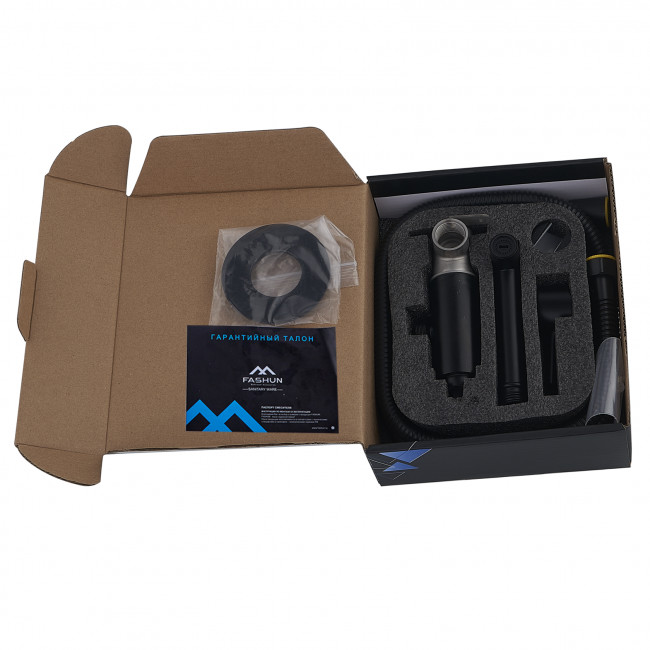 Смеситель встраиваемый FASHUN в комплекте с гигиенической лейкой, черный (A57803-7) Смеситель встраиваемый FASHUN в комплекте с гигиенической лейкой, черный (A57803-7)