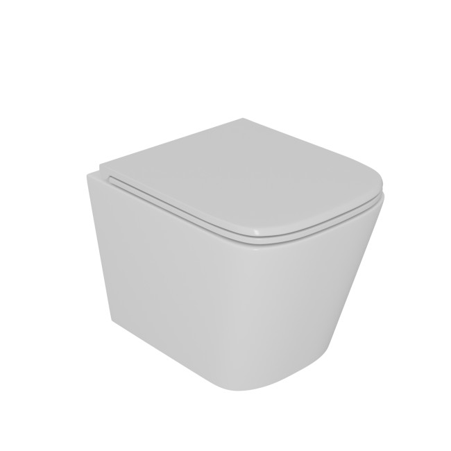 Комплект D&K Унитаз подвесной безободковый (торнадо) DT1436516, Инсталляция DI8050127, Клавиша смыва DB1499016 белый (DS1431622)