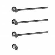 Полотенцесушитель электрический, встроенный Timo Saona черное золото (030/18SM)