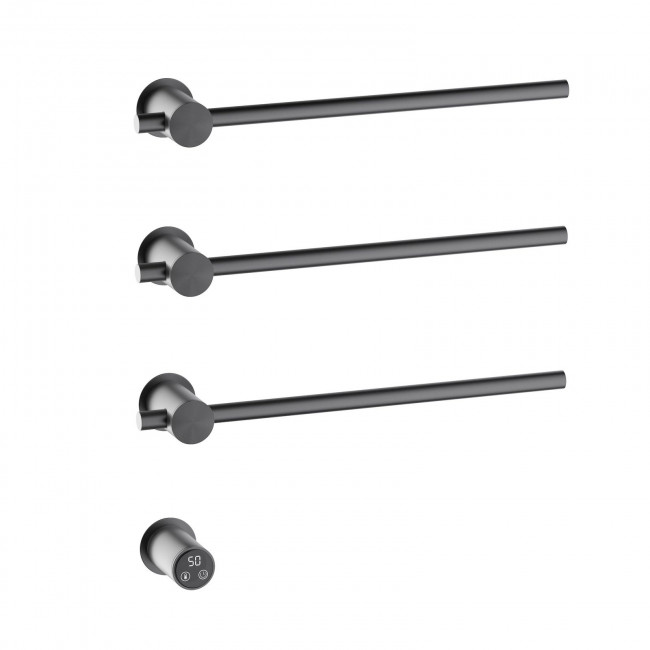 Полотенцесушитель электрический, встроенный Timo Saona черное золото (030/18SM)