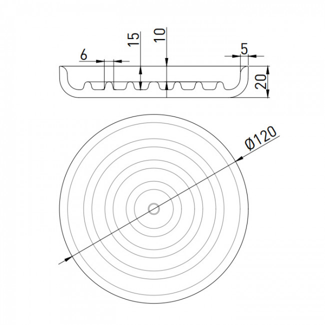 Salini Gocce Мыльница настольная, S-Stone, цвет: белый матовый