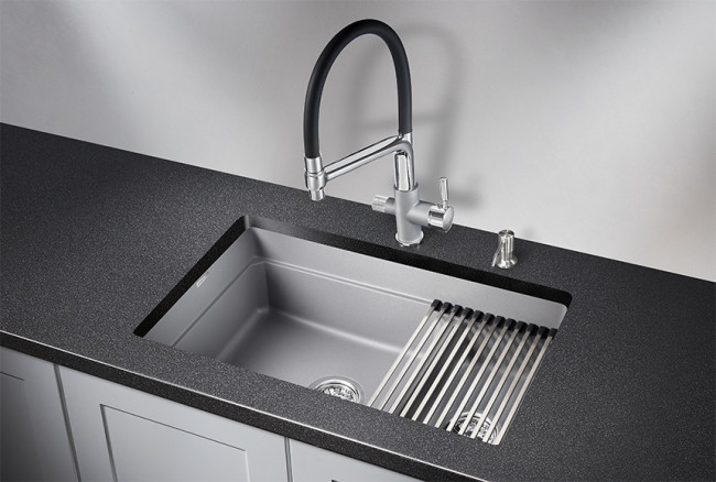 Кухонная мойка GRANULA Kitchen Space (7304U, АЛЮМИНИУМ)