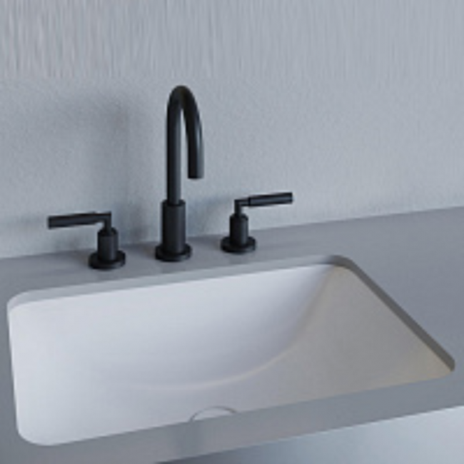 Salini Marea Раковина врезная снизу 55х40х13.4cм, без отв., без перелива, S-Stone, цвет: белый матовый