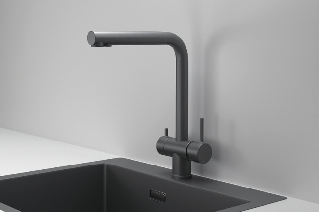 Смеситель для кухни GRANULA (7011, ГРАФИТ МАТОВЫЙ) Смеситель для кухни GRANULA (7011, ГРАФИТ МАТОВЫЙ)