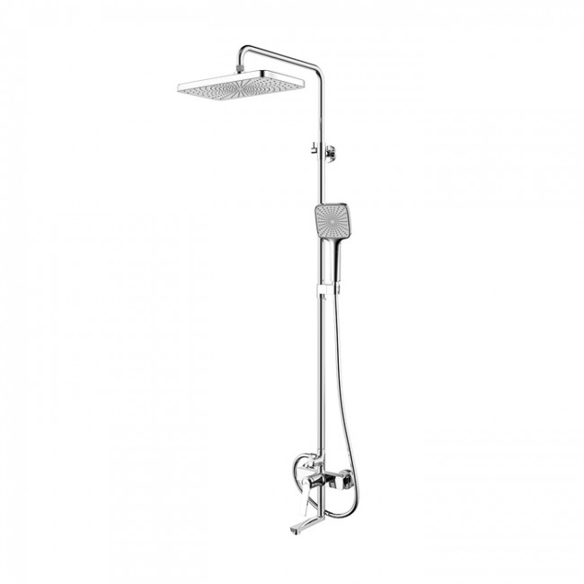 Душевая система с тропическим душем и изливом IDDIS Parker (PARSB3Fi06)