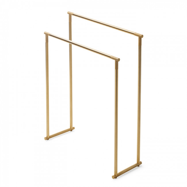 Decor Walther Club Полотенцедержатель 87см., напольный, двойной, цвет: золото матовое/золото матовое Decor Walther Club Полотенцедержатель 87см., напольный, двойной, цвет: золото матовое/золото матовое