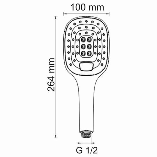 WasserKRAFT A062 Лейка 3-функциональная