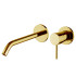 Carlo Frattini Spillo Up Смеситель для раковины, встраиваемый, излив: 20.8см., с донным клапаном, внешняя часть, цвет: золото