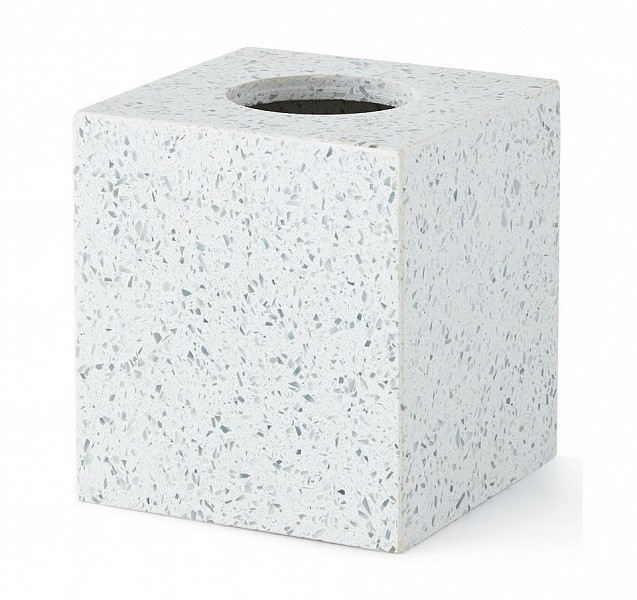 Бокс для салфеток (салфетница) Kassatex Terrazzo ATZ-TH-LGY Бокс для салфеток (салфетница) Kassatex Terrazzo ATZ-TH-LGY